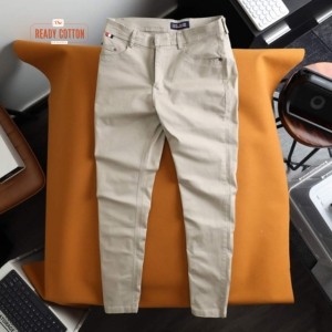 Brown Khaki Color Gabardine Pants Outfit