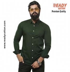 Olive Colour Shirt for Men