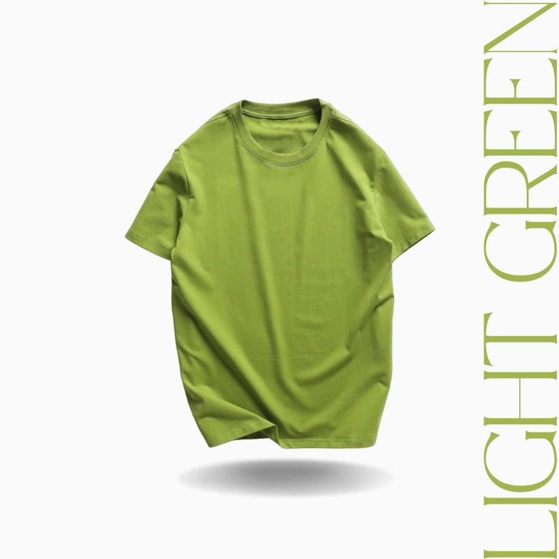 Plain light on sale green t shirt