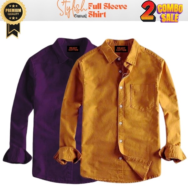Combo Pack Men's Cotton Shirt